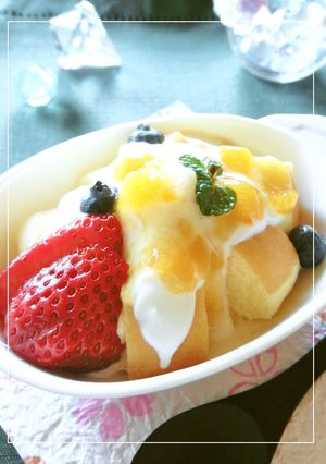 チーズ蒸しパン　ｗｉｔｈ　ダノンビオ-レシピのメイン写真