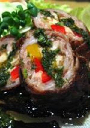 豚ばら肉のインボルティーニ♪-レシピのメイン写真