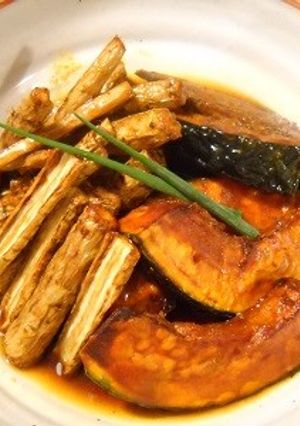 素揚げ野菜のカレーめんつゆ浸し-レシピのメイン写真