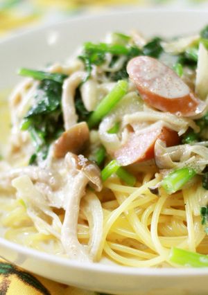 簡単ヘルシー♪めんたいスープパスタ-レシピのメイン写真