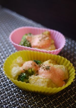 お弁当にカレー風味鶏の明太マヨ焼き-レシピのメイン写真