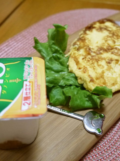ヨーグルトDEスフレみたいなオムレツ☆-レシピのメイン写真