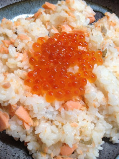 鮭・いくらご飯-レシピのメイン写真