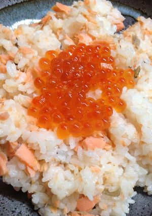鮭・いくらご飯-レシピのメイン写真