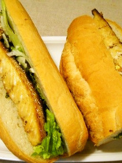 焼き鯖サンド-レシピのメイン写真