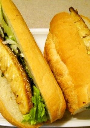 焼き鯖サンド-レシピのメイン写真