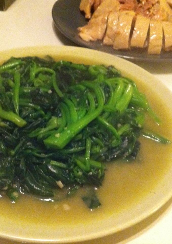 ほうれん草のにんにく炒め 蒜茸菠菜-レシピのメイン写真