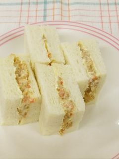 お手軽!! きんぴらごぼうサンド-レシピのメイン写真