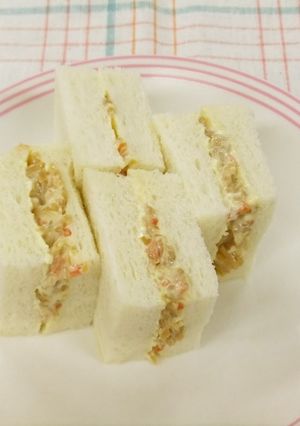お手軽!! きんぴらごぼうサンド-レシピのメイン写真