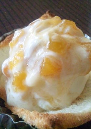 食パンタルト～ダノンヨーグルトのせ～-レシピのメイン写真