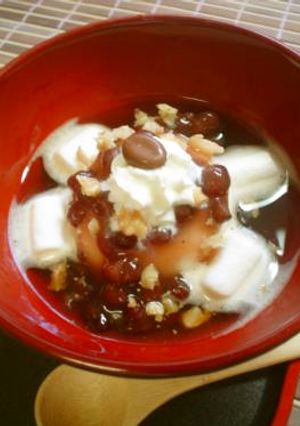 雪見だいふくでコーヒーぜんざい-レシピのメイン写真