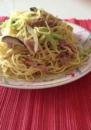 生ハムの旨味たっぷり塩焼きそば-レシピのメイン写真