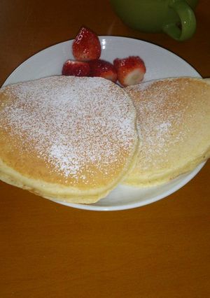 材料3つ！ふっくらふわふわ☆ホットケーキ-レシピのメイン写真
