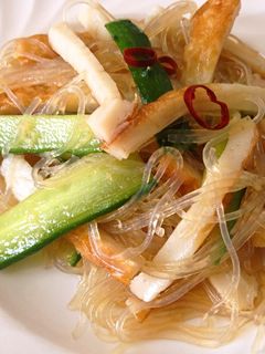 春雨と竹輪の和え物-レシピのメイン写真