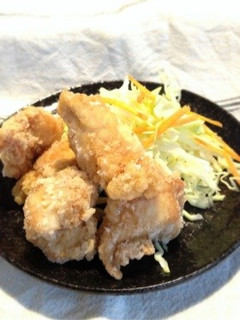 ムネ肉でジューシー唐揚げ☆半分工作!-レシピのメイン写真