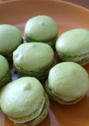 和マカロン〜こしあん抹茶クリーム〜-レシピのメイン写真