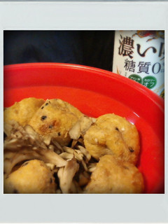 ■糖質制限■舞茸がんも簡単レンジ煮お弁当-レシピのメイン写真