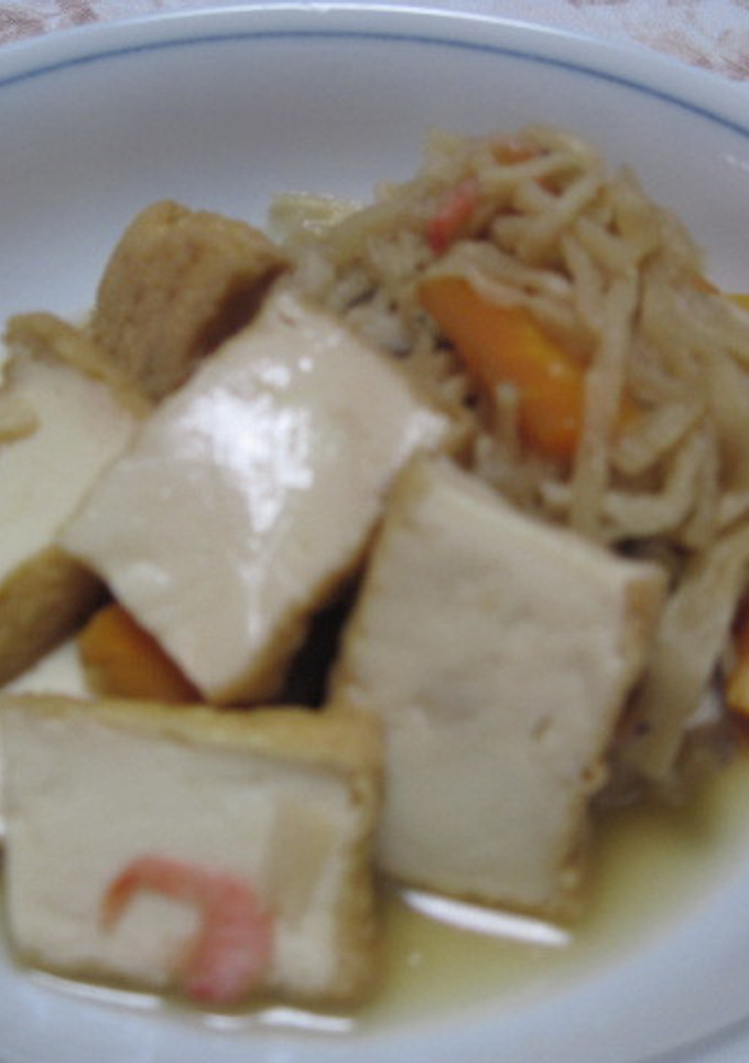 切り干し大根と厚揚げの煮物-レシピのメイン写真