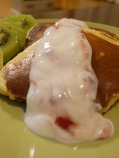モチモチダノンパンケーキ-レシピのメイン写真