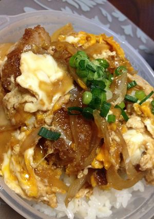 角煮をリメイク！カツ丼-レシピのメイン写真