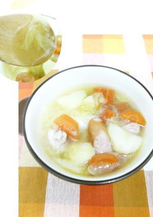 給食で食べたポトフを思い出しながら・・・-レシピのメイン写真