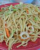 粉末スープ消費♪簡単塩やきそば
