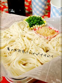 夏のお弁当に♡そうめん・ひやむぎ-レシピのメイン写真
