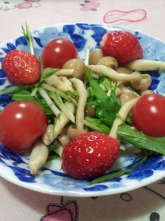しめじと水菜のお浸し-レシピのメイン写真