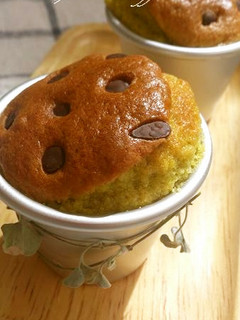 最高にふわっふわ♥抹茶香るマフィン-レシピのメイン写真