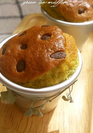 最高にふわっふわ♥抹茶香るマフィン-レシピのメイン写真