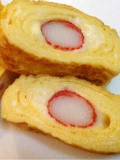 お弁当おつまみに☆カニカマチーズ卵焼き♪-レシピのメイン写真