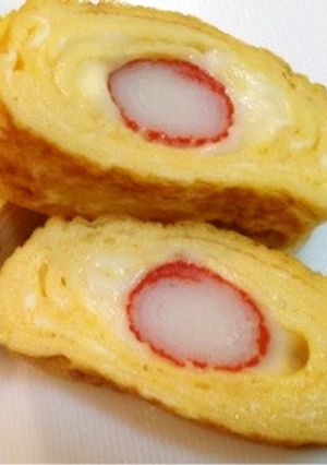 お弁当おつまみに☆カニカマチーズ卵焼き♪-レシピのメイン写真