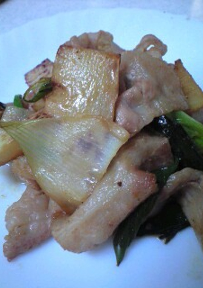 ☆簡単☆たけのこと豚肉の炒めもの-レシピのメイン写真