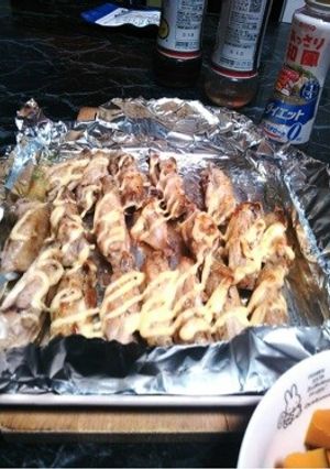 ♡骨付き鶏のマヨオーブン焼き♡-レシピのメイン写真