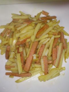 スパムとじゃがいもの炒め物-レシピのメイン写真