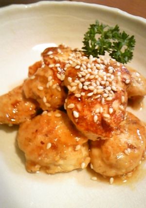 つくね　豆腐とれんこん入り。-レシピのメイン写真