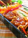 お弁当に焼売アレンジ♪照り焼きソース