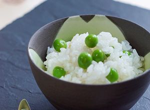 ぷっくり♪豆ご飯 (グリンピースご飯)-レシピのメイン写真