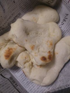 HBと両面魚焼きグリルでモチモチのナン-レシピのメイン写真