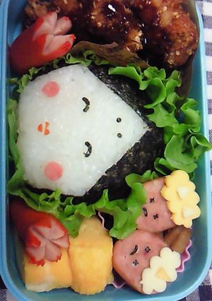 キャラ弁*コロコロウインナーで鬼さん-レシピのメイン写真