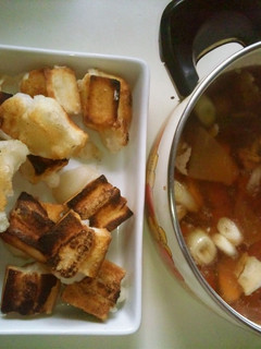 揚げ餅豚汁-レシピのメイン写真