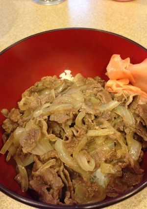 同量の法則で簡単味付け！スピード牛丼！-レシピのメイン写真