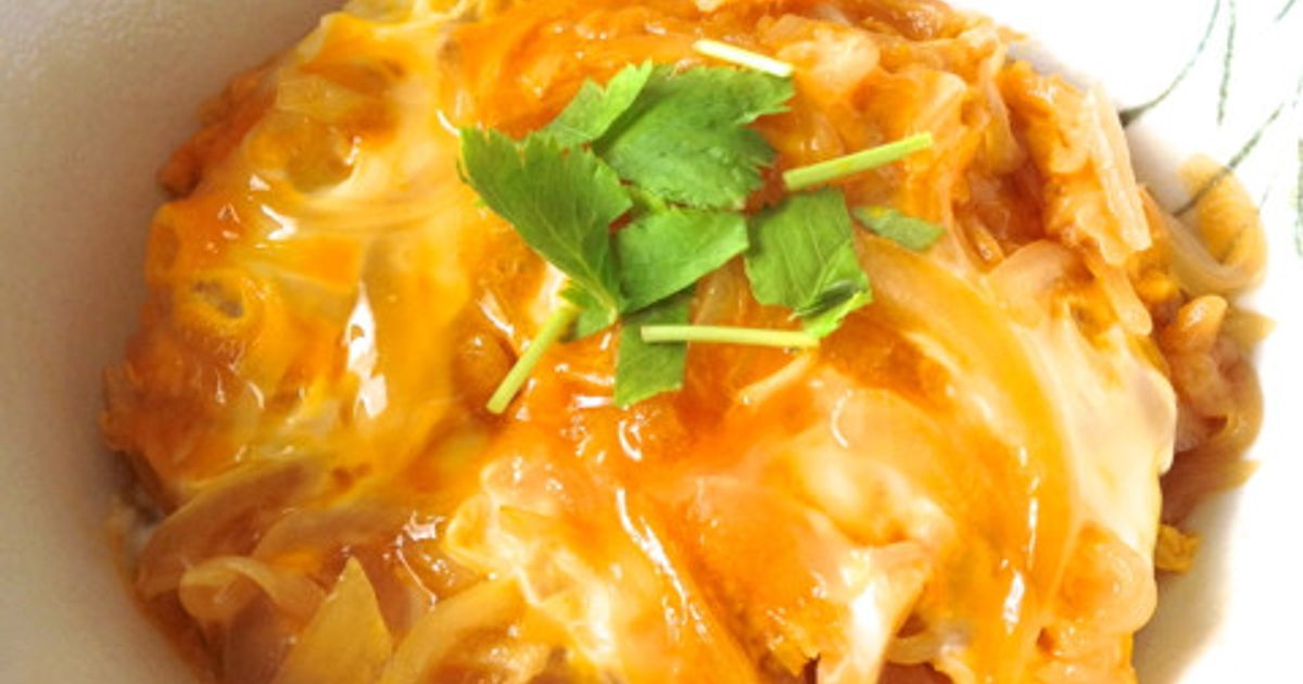 食堂の半熟とろとろ玉子丼♫ by むぎタロウ 【クックパッド】 簡単