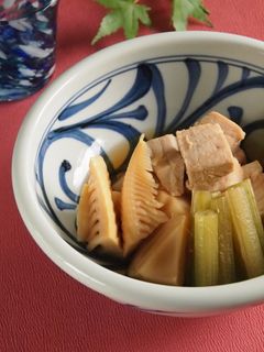 タケノコとフキの鮪煮-レシピのメイン写真