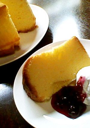 自慢のふわふわヨーグルトシフォン-レシピのメイン写真