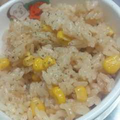 รูปของ .+*もちっの秘密コーンご飯*+.