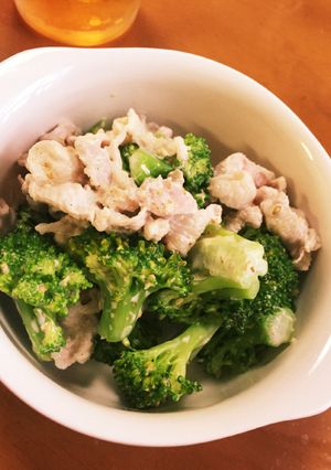 豚肉とブロッコリーのマヨネーズ和え-レシピのメイン写真