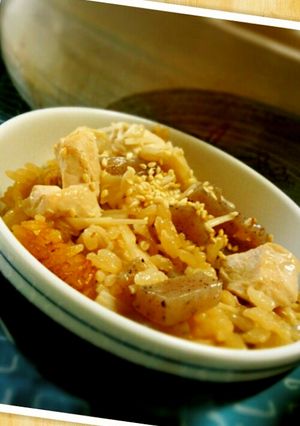 お焦げ付き♪　土鍋で　かやくご飯-レシピのメイン写真