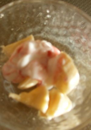 疲れた時にバナナのダノン-レシピのメイン写真