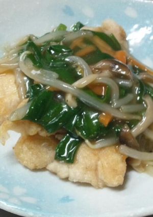 中華鶏胸肉の野菜あんかけ-レシピのメイン写真